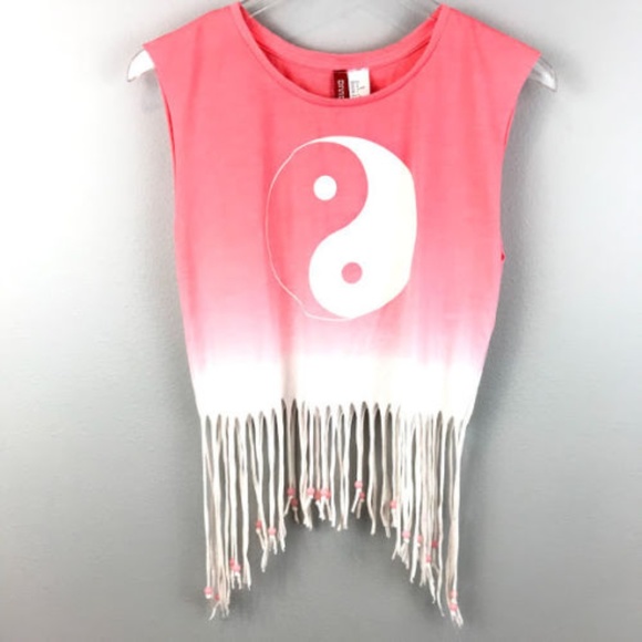H&M Tops - H&M Divided Tank Top 4 Yin Yang Glow in the Dark
